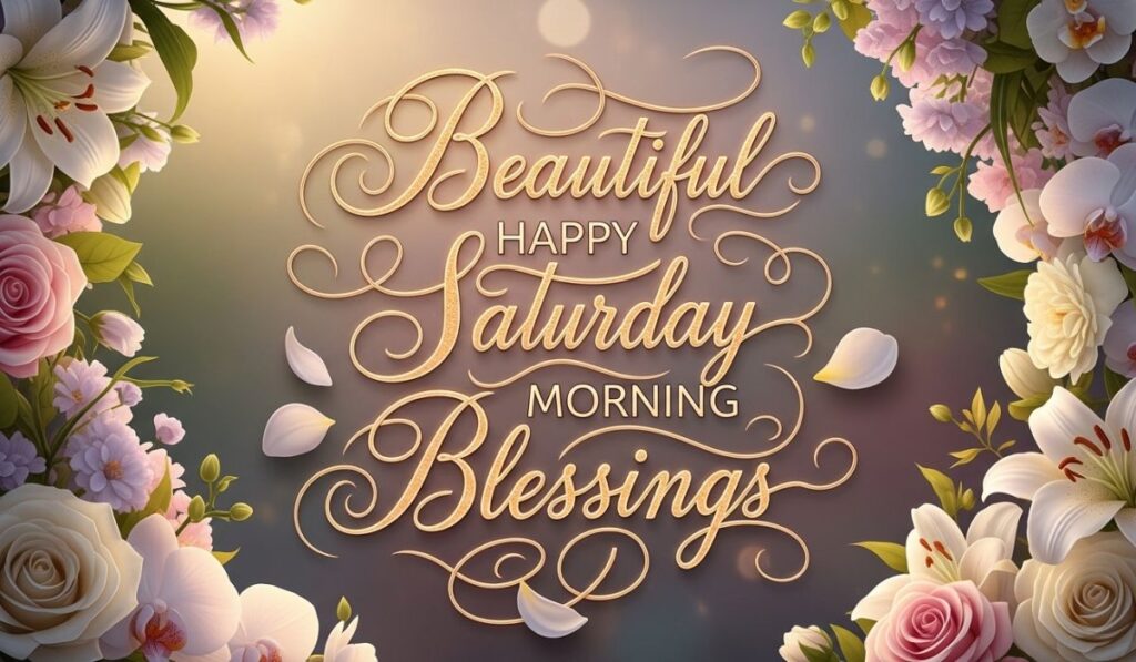 Beautiful Happy Saturday Morning Blessings