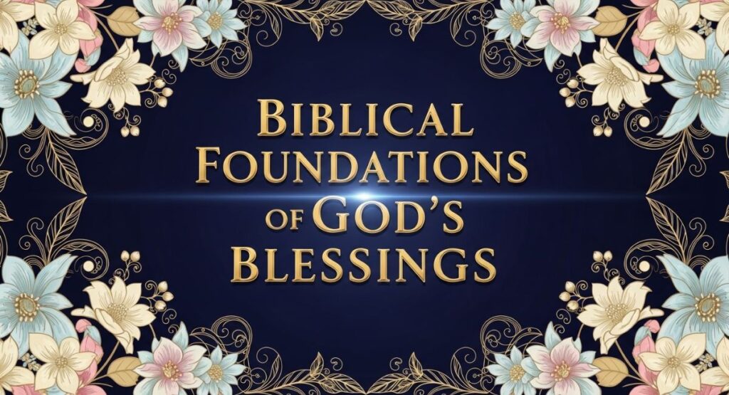 Biblical Foundations of God’s Blessings