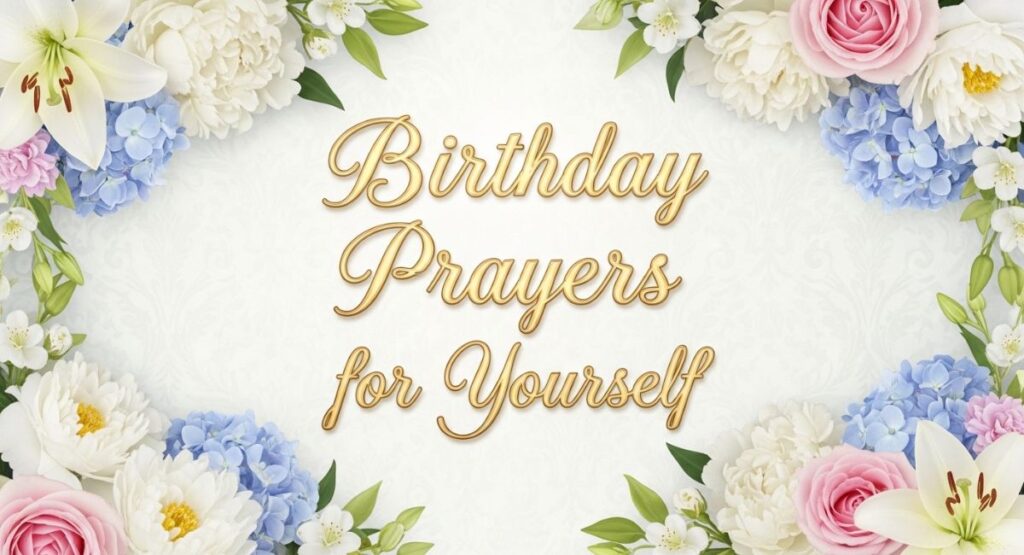 Birthday Prayers for Yourself