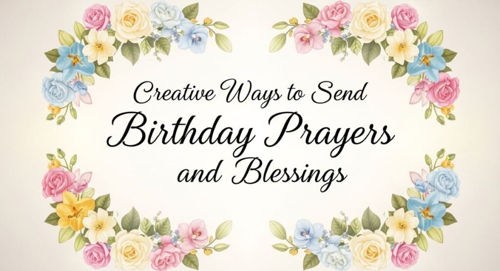 Creative Ways to Send Birthday Prayers and Blessings