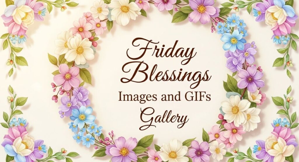 Friday Blessings Images and GIFs Gallery