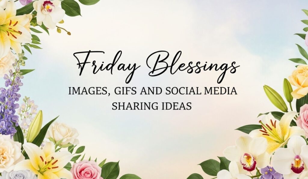 Friday Blessings Images, GIFs and Social Media Sharing Ideas
