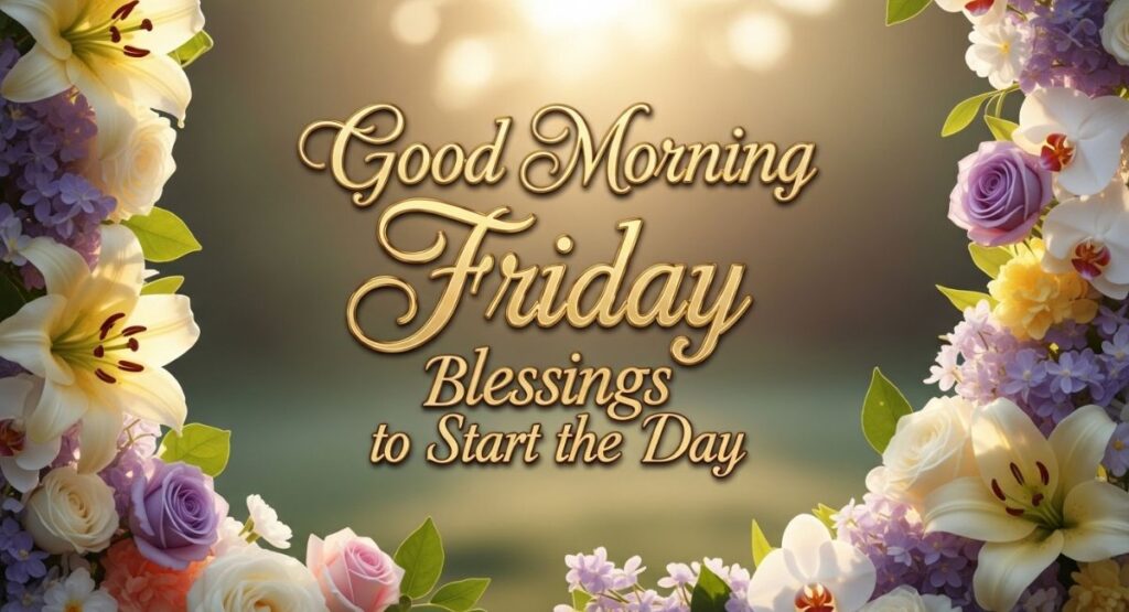 Good Morning Friday Blessings to Start the Day