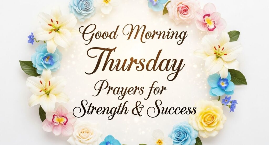 Good Morning Thursday Prayers for Strength & Success