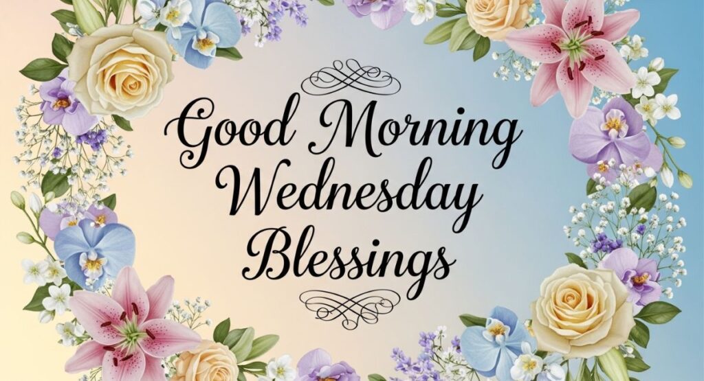 Good Morning Wednesday Blessings