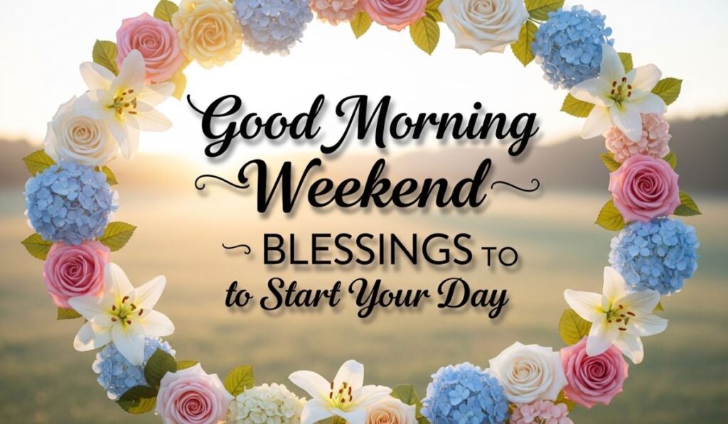 Good Morning Weekend Blessings to Start Your Day
