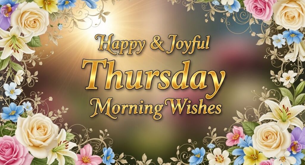 Happy & Joyful Thursday Morning Wishes