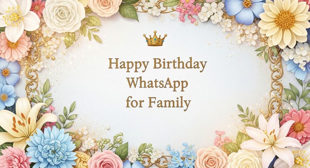 Happy Birthday Wishes WhatsApp for Family