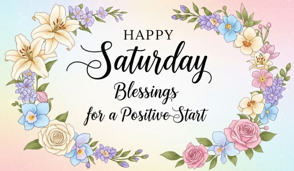 Happy Saturday Blessings for a Positive Start
