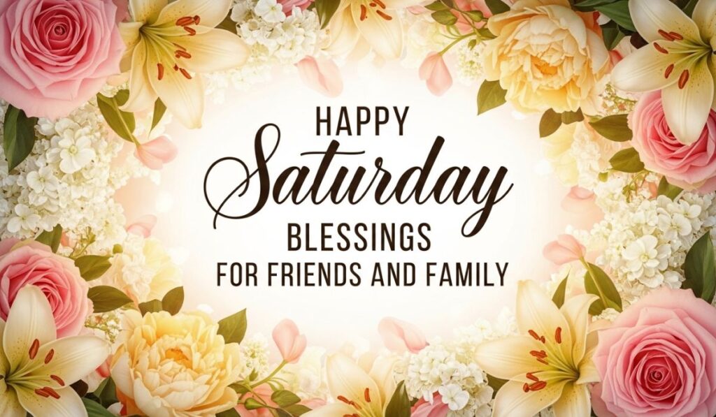 Happy Saturday Blessings for Friends and Family