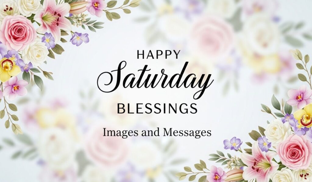 Happy Saturday Blessings Images and Messages