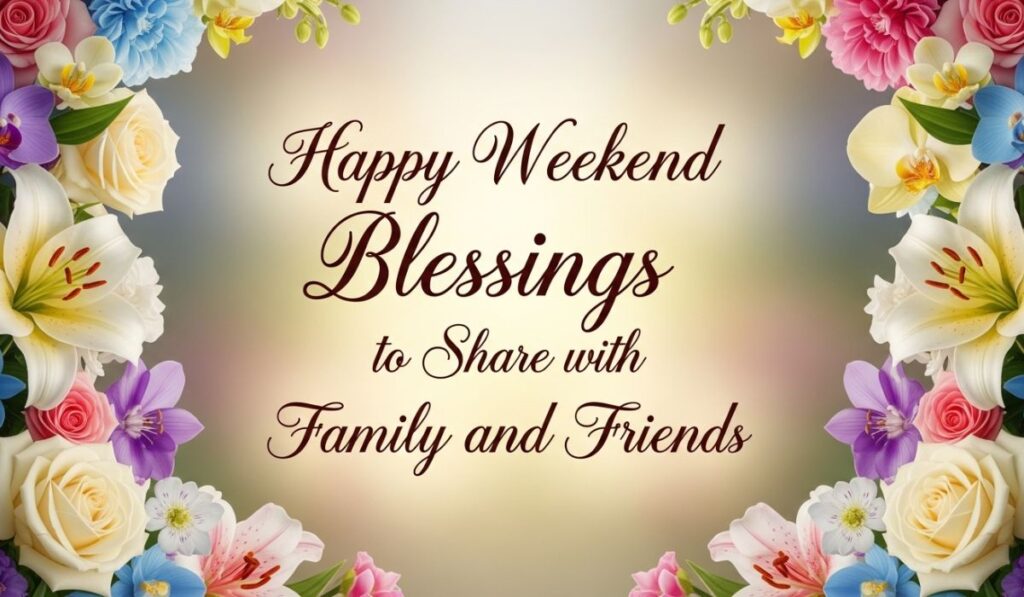 Happy Weekend Blessings to Share with Family and Friends