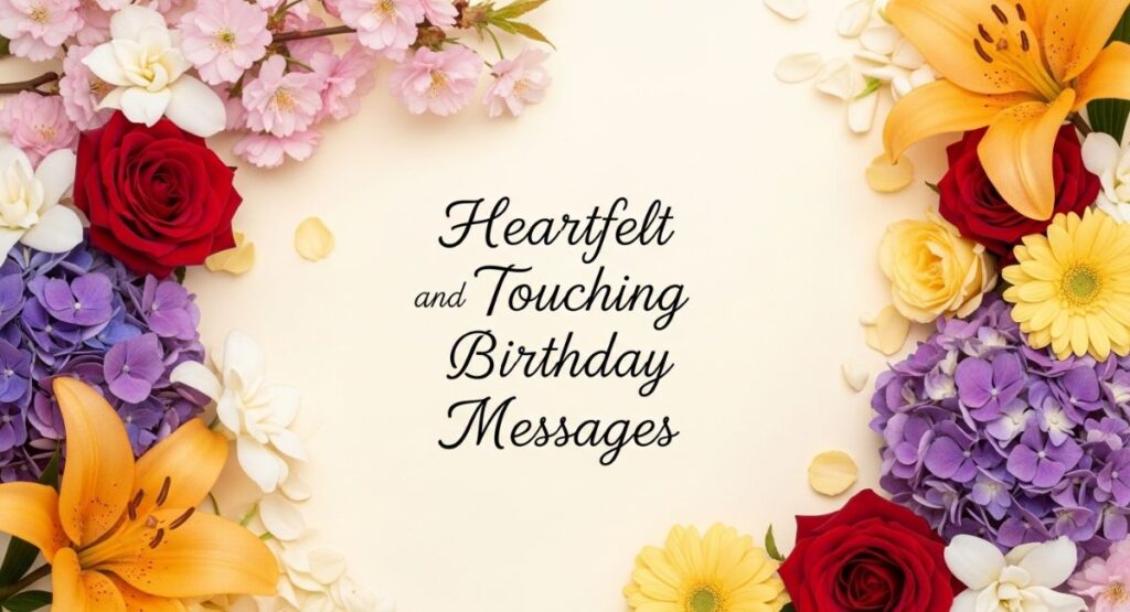Heartfelt and Touching Birthday Messages