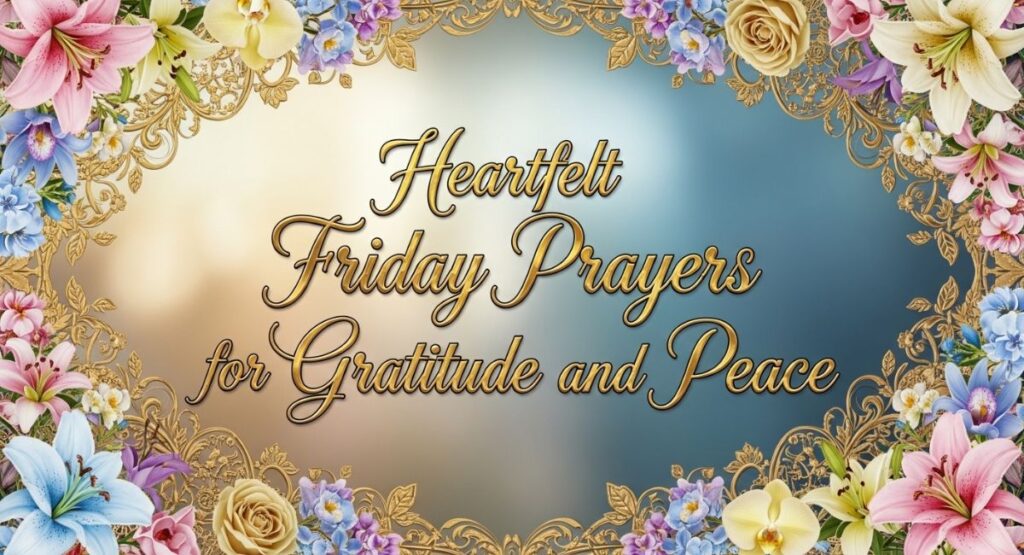 Heartfelt Friday Prayers for Gratitude and Peace