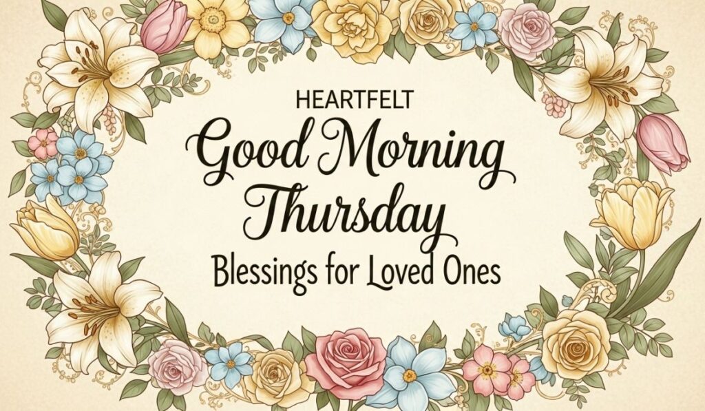 Heartfelt Good Morning Thursday Blessings for Loved Ones