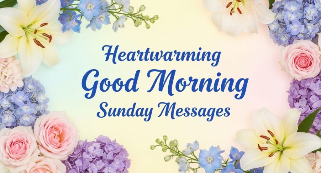 Heartwarming Good Morning Sunday Messages