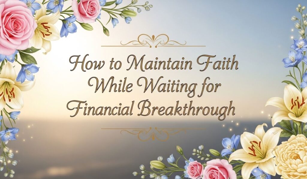 How to Maintain Faith While Waiting for Financial Breakthrough
