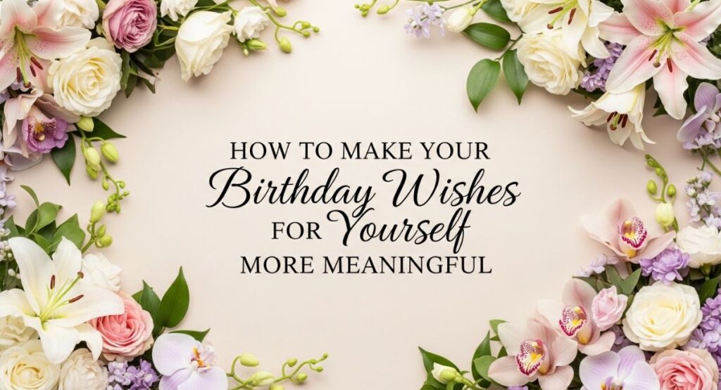 How to Make Your Birthday Wishes for Yourself More Meaningful