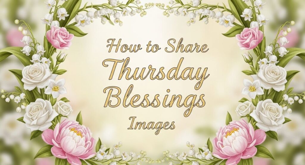 How to Share Thursday Blessings Images