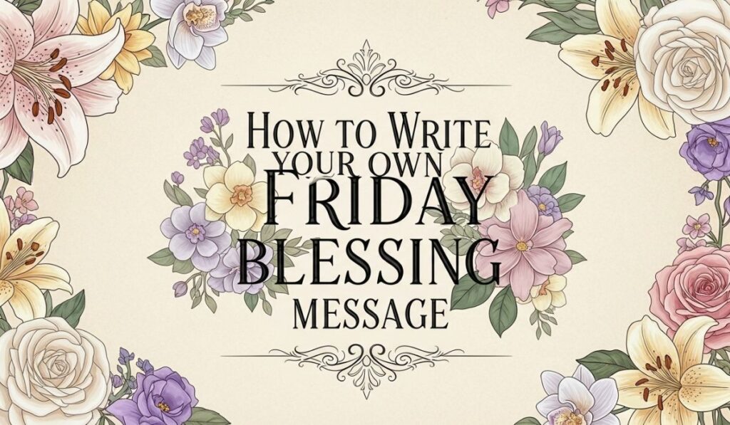 How to Write Your Own Friday Blessing Message