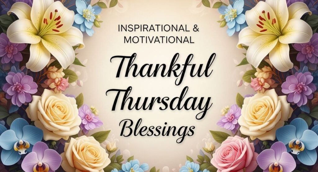 Inspirational and Motivational Thankful Thursday Blessings