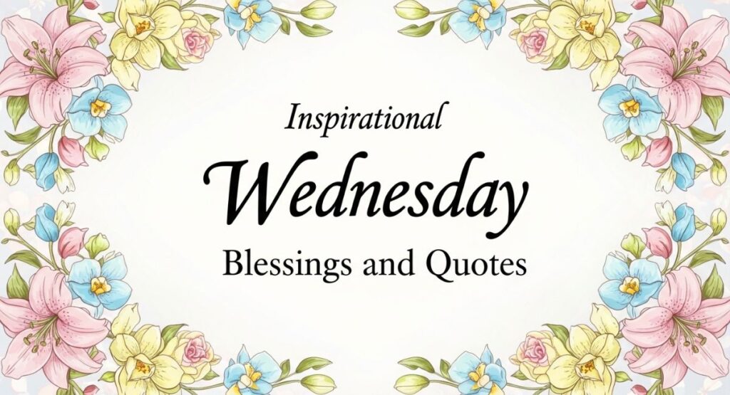 Inspirational Wednesday Blessings and Quotes