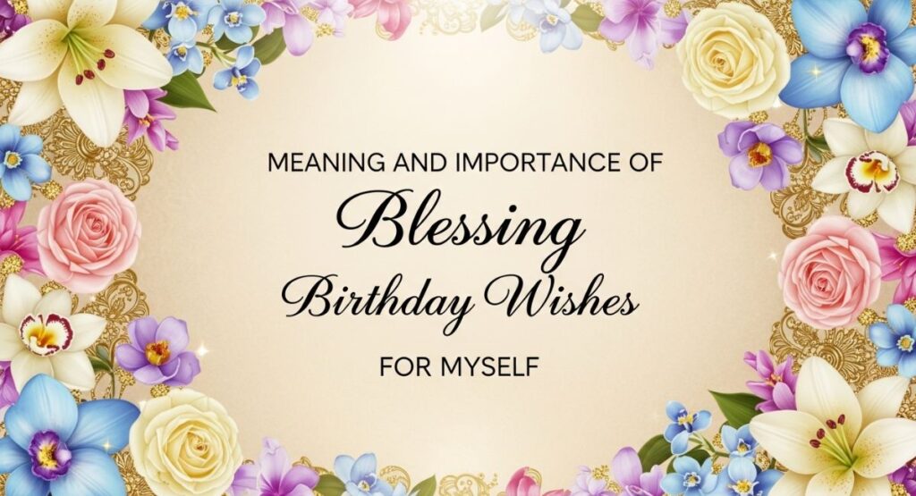 Meaning and Importance of Blessing Birthday Wishes for Myself