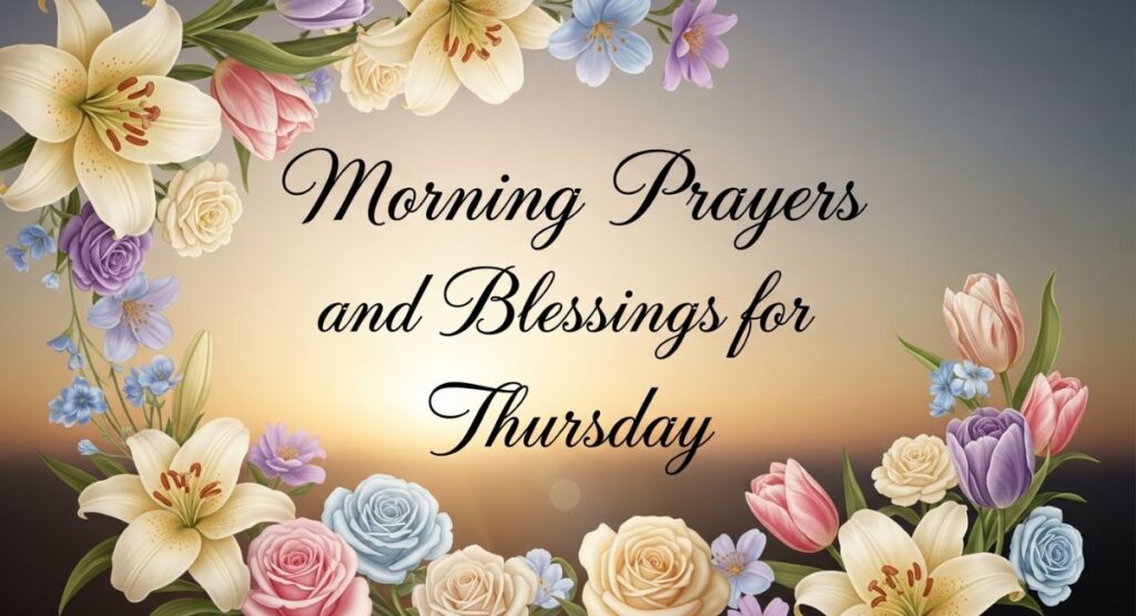 Morning Prayers and Blessings for Thursday