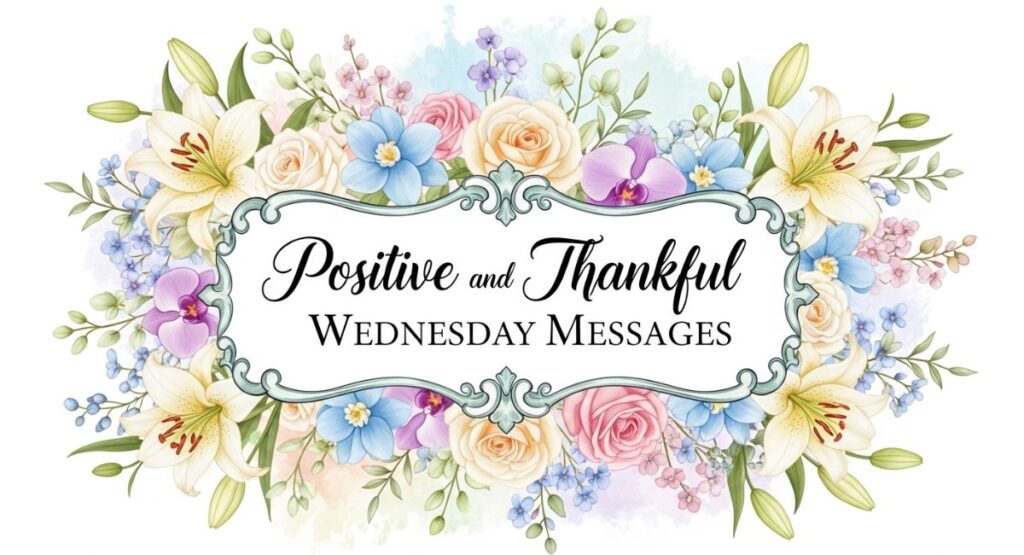 Positive and Thankful Wednesday Messages