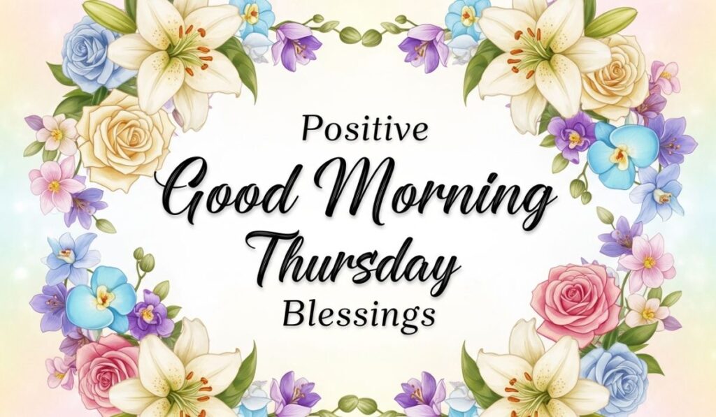 Positive Good Morning Thursday Blessings