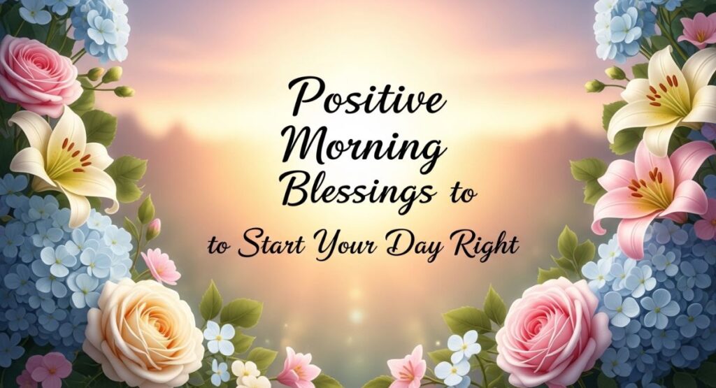 Positive Morning Blessings to Start Your Day Right