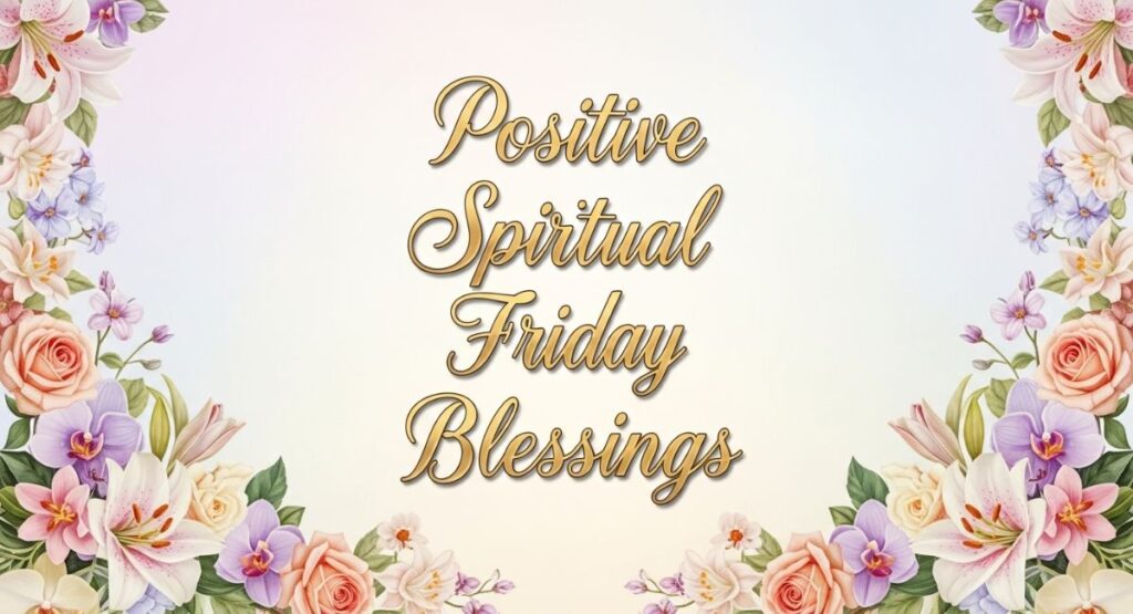 Positive Spiritual Friday Blessings