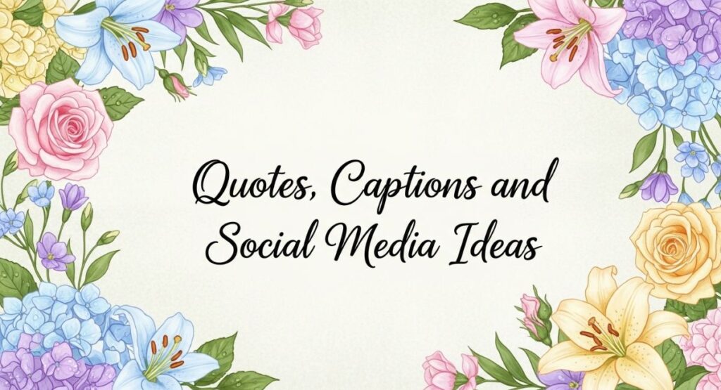 Quotes, Captions, and Social Media Ideas