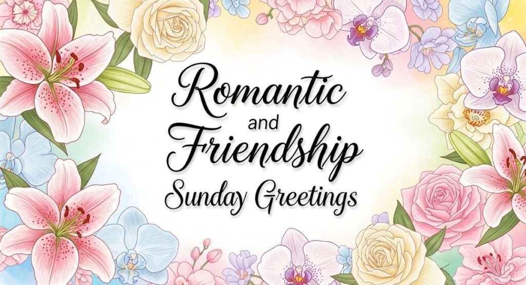 Romantic and Friendship Sunday Greetings