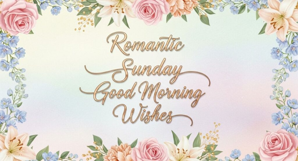 Romantic Sunday Good Morning Wishes
