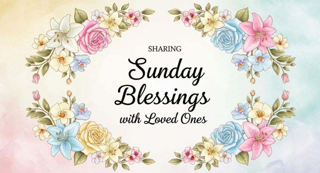 Sharing Sunday Blessings with Loved Ones