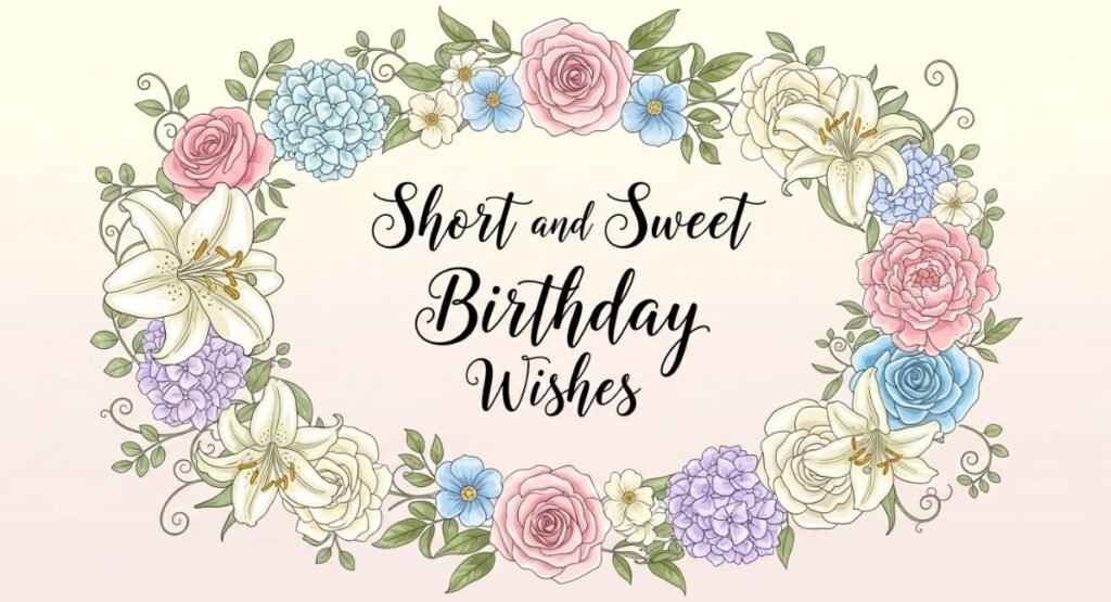 Short and Sweet Birthday Wishes