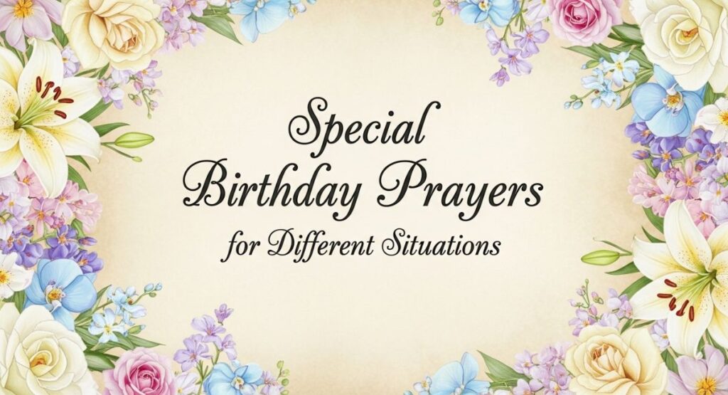 Special Birthday Prayers for Different Situations