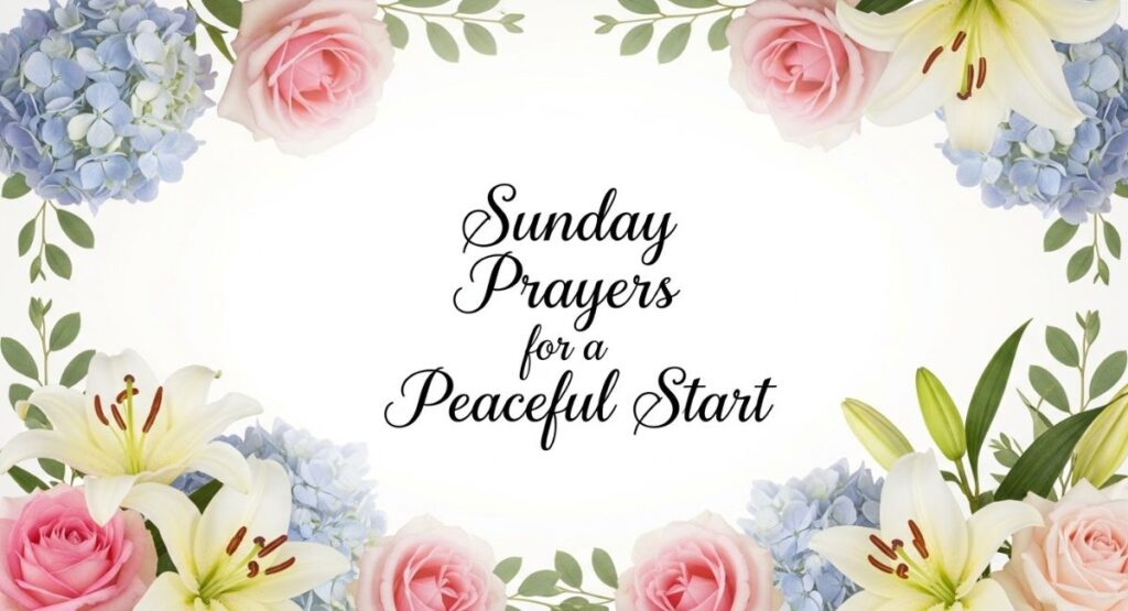 Sunday Prayers for a Peaceful Start