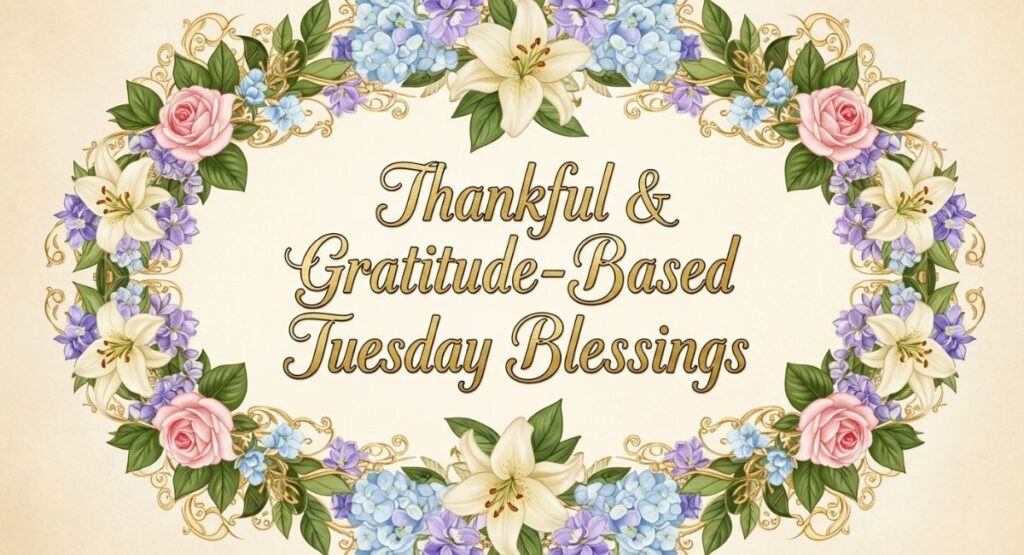 Thankful & Gratitude-Based Tuesday Blessings
