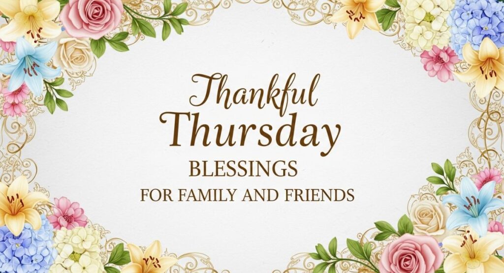 Thankful Thursday Blessings for Family and Friends