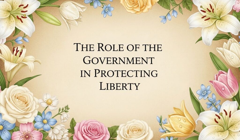 The Role of the Government in Protecting Liberty