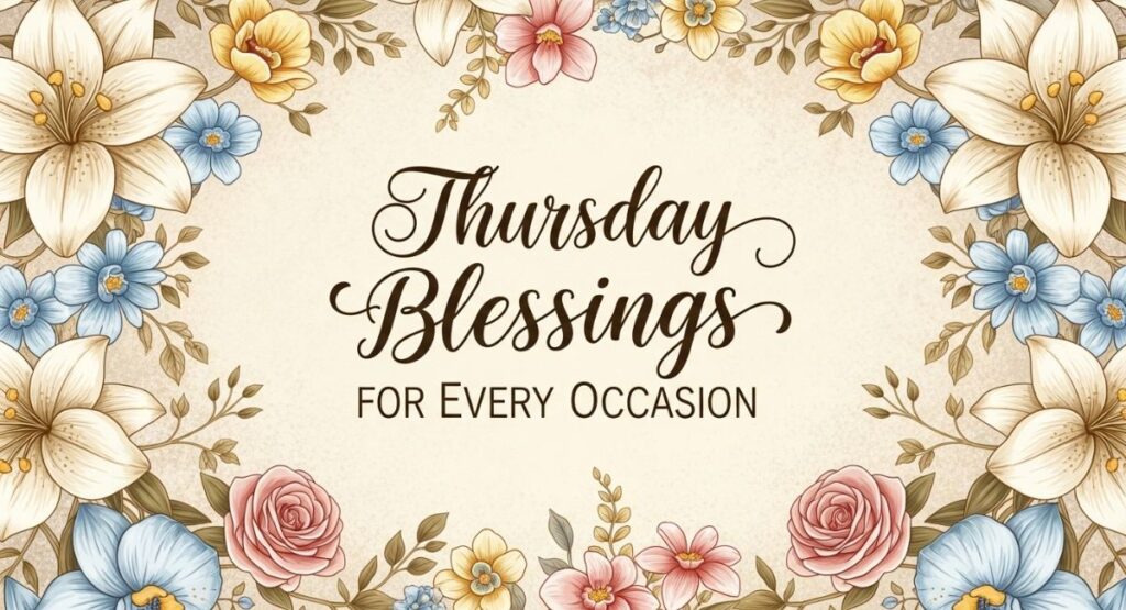 Thursday Blessings for Every Occasion