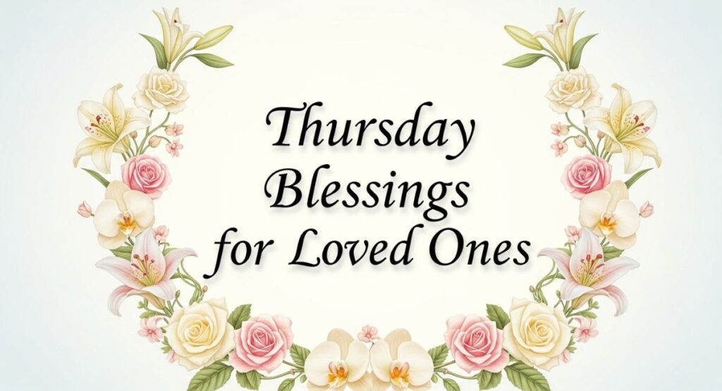 Thursday Blessings for Loved Ones