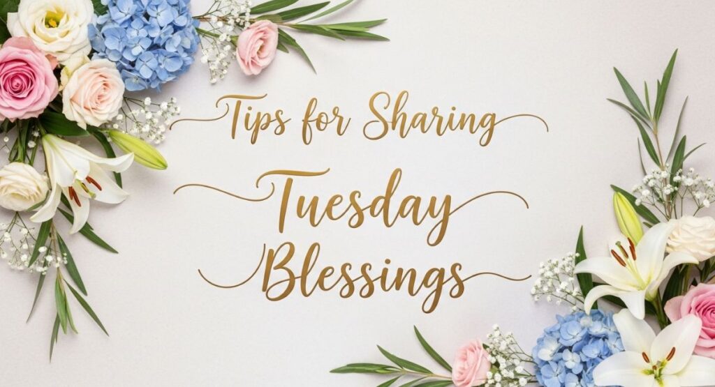 Tips for Sharing Tuesday Blessings