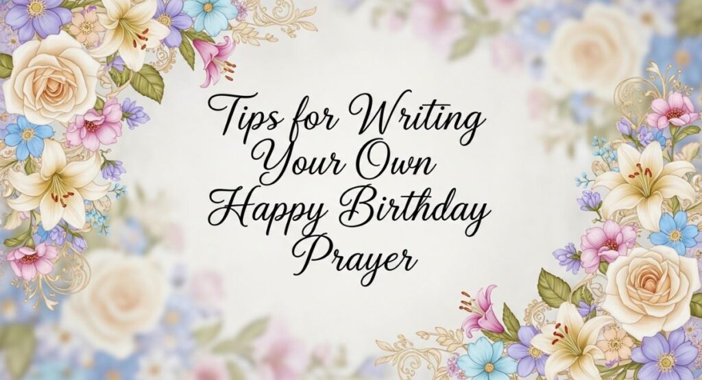 Tips for Writing Your Own Happy Birthday Prayer