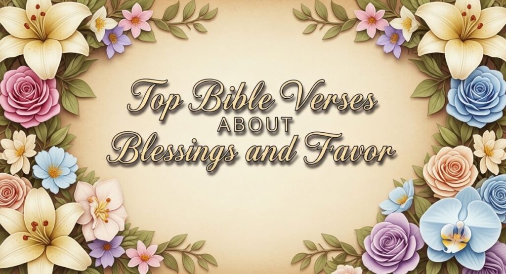 Top Bible Verses About Blessings and Favor
