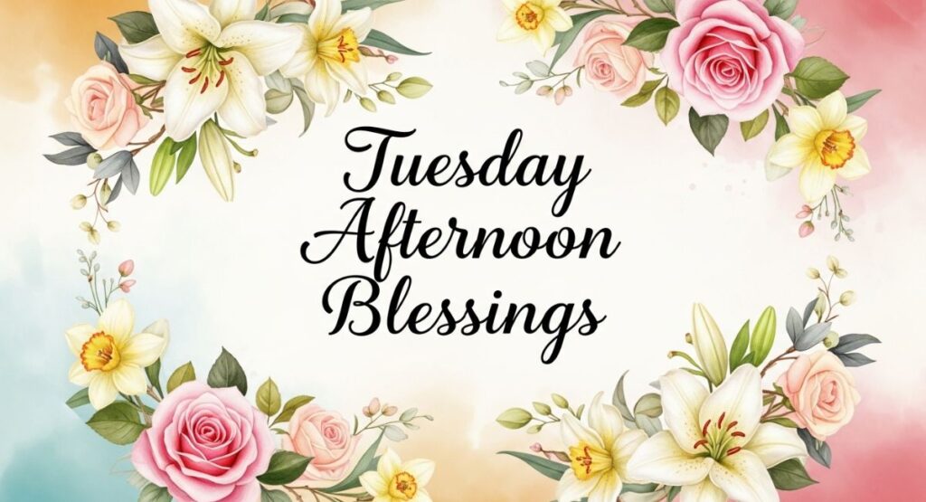 Tuesday Afternoon Blessings