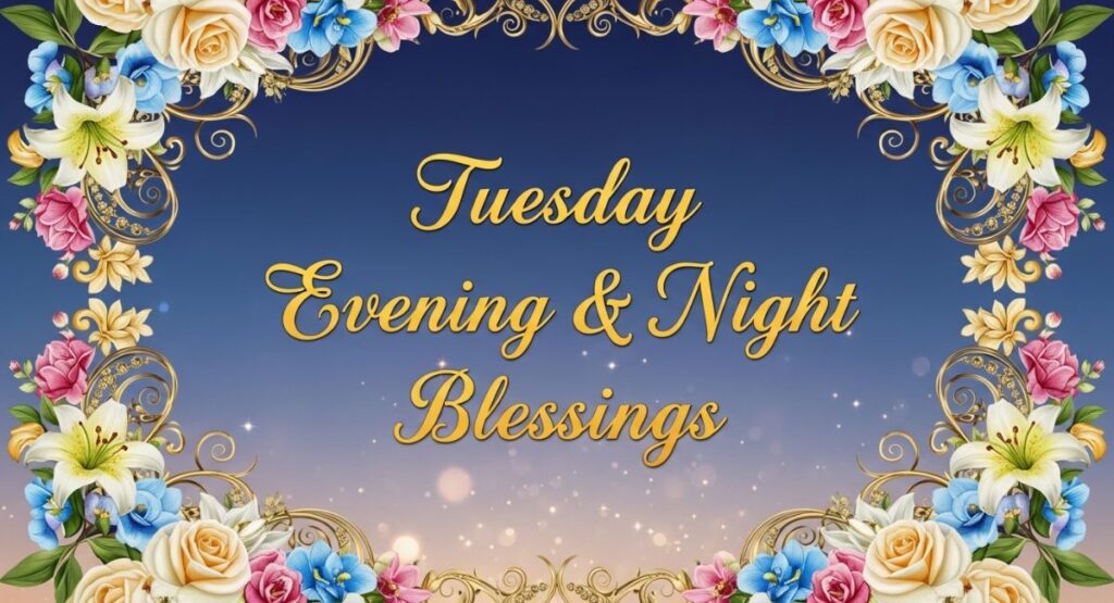 Tuesday Evening & Night Blessings