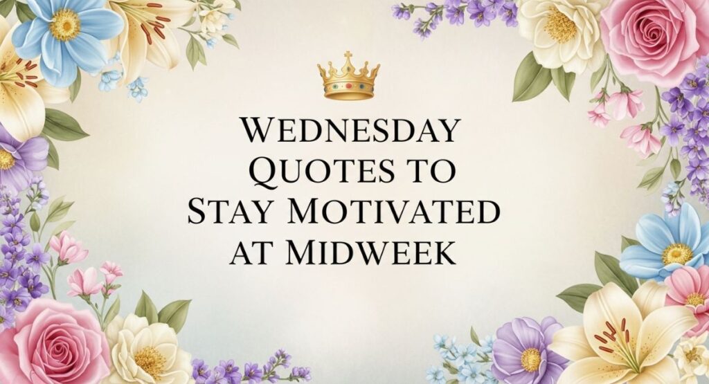 Wednesday Quotes to Stay Motivated at Midweek